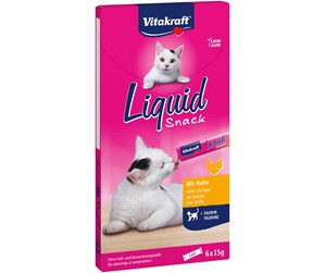 Katt - Vitakraft Liquid Snack med fjærkre og taurin - 16424