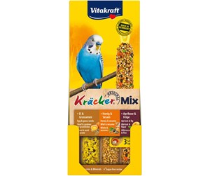 Fugl - Vitakraft Kräcker® Mix Honning/Gress/Aprikos til undulat - 21231