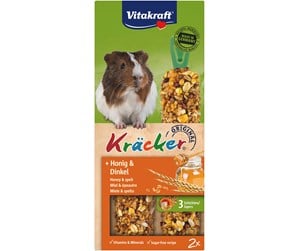 Smådyr - Vitakraft Kräcker® honning og spelt, til marsvin - 25163