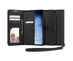 Mobil - Deksel og etui - Spigen Wallet S Plus - black - Samsung Galaxy S23+ - ACS05677