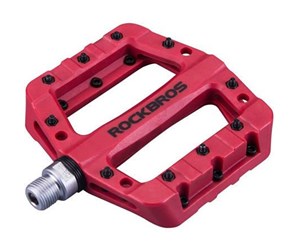 Sykkelutstyr - Rockbros Bicycle pedals platform nylon  2017-12CRD (red) - 2017-12CRD