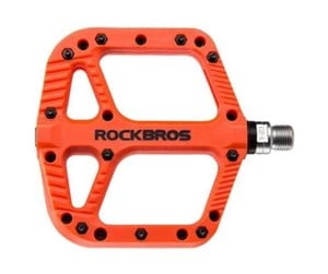 Sykler - Rockbros Platform Pedals  2018-12AOR (Orange) - 2018-12AOR