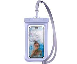 Mobil - Deksel og etui - Spigen Aqua Shield WaterProof Floating Case A610 1 Pack - aqua blue - ACS06009