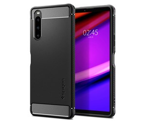 Mobil - Deksel og etui - Spigen Rugged Armor - black - Sony Xperia 10 V - ACS06202