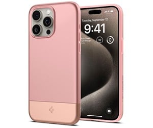 Mobil - Deksel og etui - Spigen Style Armor MagSafe - rose gold - iPhone 15 Pro Max - ACS06610