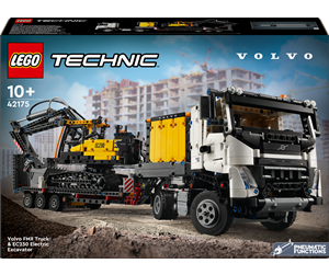 LEGO® - LEGO Technic 42175 Volvo FMX-trailer og EC230 el-gravemaskin - 42175