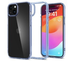 Mobil - Deksel og etui - Spigen Ultra Hybrid - sky crystal - iPhone 15 - ACS07049