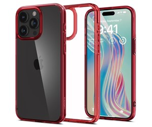 Mobil - Deksel og etui - Spigen Ultra Hybrid - deep red - iPhone 15 Pro Max - ACS07054