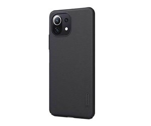 Mobil - Deksel og etui - Nillkin Super Frosted Shield case for Xiaomi 11 Lite 4G/5G (black) - 6902048214620