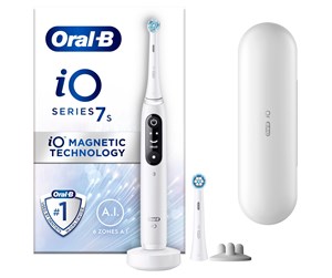 Elektrisk tannbørste - Oral-B Elektrisk tannbørste iO7S White - 8700216387033