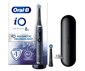 Elektrisk tannbørste - Oral-B Elektrisk tannbørste iO8S Black Onyx - 8700216387125