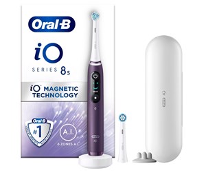 Elektrisk tannbørste - Oral-B Elektrisk tannbørste iO8S Violet Ametrine - 8700216387064