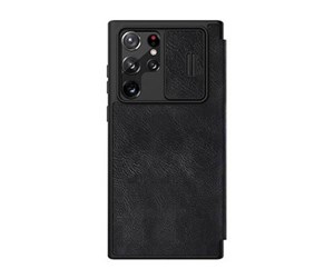 Mobil - Deksel og etui - Nillkin Case  Qin Leather Pro for SAMSUNG S22 Ultra (black) - 6902048235564