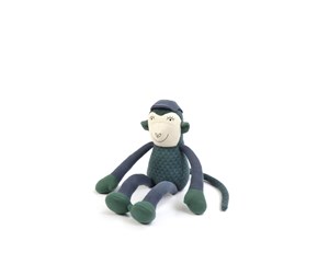 Babyleker - Smallstuff Monkey Simon - Blue/ Green - 40050-07