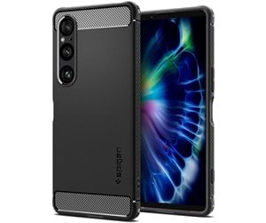 Mobil - Deksel og etui - Spigen Rugged Armor - matte black - Sony Xperia 1 VI - ACS08296