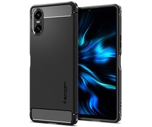 Mobil - Deksel og etui - Spigen Rugged Armor - matte black - Sony Xperia 10 VI - ACS08298