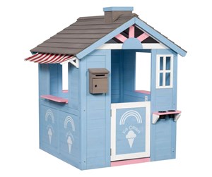 Utendørsleker - SwingKing Wooden Playhouse Icecream - 7850007