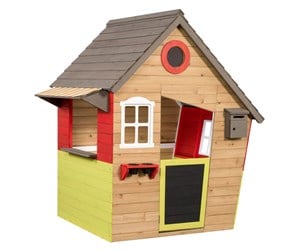 Utendørsleker - SwingKing Wooden Playhouse Fairytale - 7850008