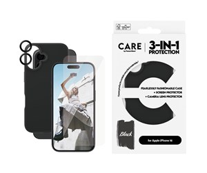 Mobil - Deksel og etui - CARE by PanzerGlass Fashion 3-in-1 Bundle iPhone 16 - PANZERB1393+95875+95890