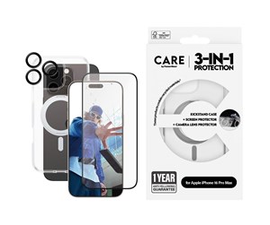 Mobil - Deksel og etui - CARE by PanzerGlass Feature 3-in-1 Ceramic Bundle iPhone 16 Pro Max - PANZERB1328+2856+1282