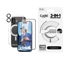 Mobil - Deksel og etui - CARE by PanzerGlass Feature 3-in-1 Ceramic Bundle iPhone 16 - PANZERB1325+2853+1281