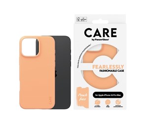 Mobil - Deksel og etui - CARE by PanzerGlass Case Fashion Peachy iPhone 16 Pro Max - PANZER1412