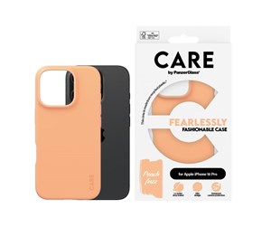 Mobil - Deksel og etui - CARE by PanzerGlass Case Fashion Peachy iPhone 16 Pro - PANZER1410