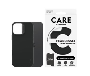 Mobil - Deksel og etui - CARE by PanzerGlass Case Fashion Black iPhone 16 Pro Max - PANZER1396