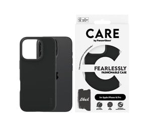 Mobil - Deksel og etui - CARE by PanzerGlass Case Fashion Black iPhone 16 Pro - PANZER1394