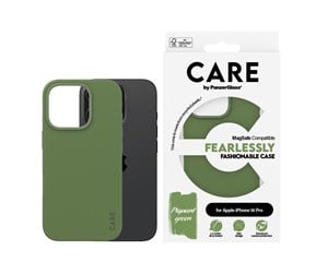 Mobil - Deksel og etui - CARE by PanzerGlass Case Fashion Green MagSafe iPhone 16 Pro - PANZER1386