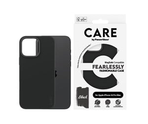 Mobil - Deksel og etui - CARE by PanzerGlass Case Fashion Black MagSafe iPhone 16 Pro Max - PANZER1380