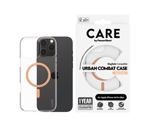 Mobil - Deksel og etui - CARE by PanzerGlass Case Flagship Peachy MagSafe iPhone 16 Pro Max - PANZER1376