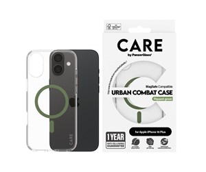 Mobil - Deksel og etui - CARE by PanzerGlass Case Flagship Green MagSafe iPhone 16 Plus - PANZER1371