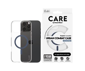 Mobil - Deksel og etui - CARE by PanzerGlass Case Flagship Blue MagSafe iPhone 16 Pro Max - PANZER1368