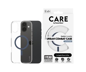 Mobil - Deksel og etui - CARE by PanzerGlass Case Flagship Blue MagSafe iPhone 16 Plus - PANZER1367