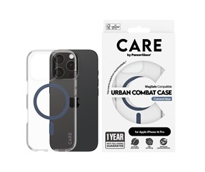 Mobil - Deksel og etui - CARE by PanzerGlass Case Flagship Blue MagSafe iPhone 16 Pro - PANZER1366