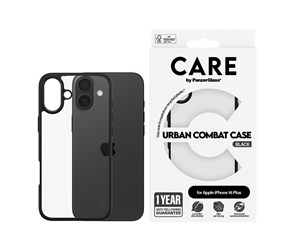 Mobil - Deksel og etui - CARE by PanzerGlass Case Flagship Urban Combat iPhone 16 Plus - PANZER1363