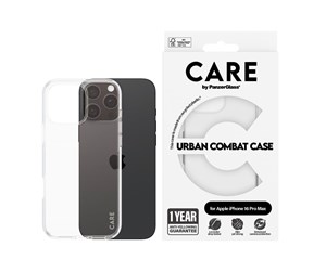 Mobil - Deksel og etui - CARE by PanzerGlass Case Flagship Transparent iPhone 16 Pro Max - PANZER1356