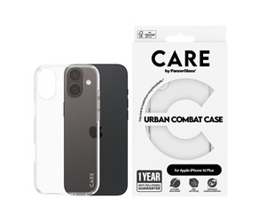 Mobil - Deksel og etui - CARE by PanzerGlass Case Flagship Transparent iPhone 16 Plus - PANZER1355