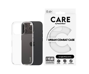 Mobil - Deksel og etui - CARE by PanzerGlass Case Flagship Transparent iPhone 16 Pro - PANZER1354