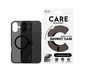 Mobil - Deksel og etui - CARE by PanzerGlass Case Flagship Smokey with MagSafe iPhone 16 Plus - PANZER1351