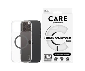 Mobil - Deksel og etui - CARE by PanzerGlass Case Flagship Black MagSafe iPhone 16 Pro Max - PANZER1348