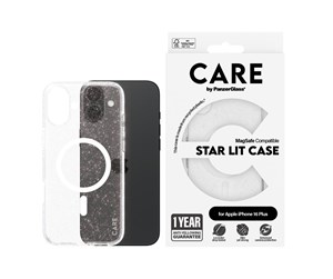 Mobil - Deksel og etui - CARE by PanzerGlass Case Flagship Star Lit with White MagSafe iPhone 16 Plus - PANZER1343