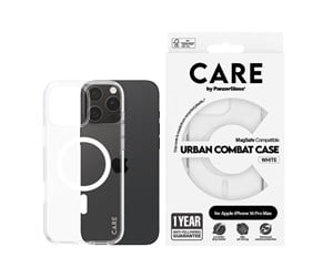 Mobil - Deksel og etui - CARE by PanzerGlass Case Flagship White MagSafe iPhone 16 Pro Max - PANZER1340