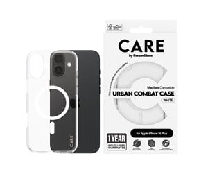 Mobil - Deksel og etui - CARE by PanzerGlass Case Flagship White MagSafe iPhone 16 Plus - PANZER1339