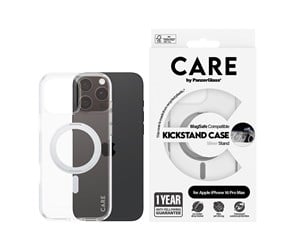 Mobil - Deksel og etui - CARE by PanzerGlass Case Feature Silver Kickstand & MagSafe iPhone 16 Pro Max - PANZER1328