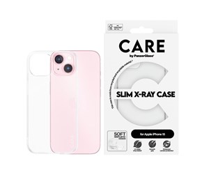 Mobil - Deksel og etui - CARE by PanzerGlass Fashionable Case Transparent X-Ray Soft Basic iPhone 15 - PANZER1433