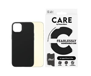 Mobil - Deksel og etui - CARE by PanzerGlass Fashionable Case Black iPhone 15 Plus - PANZER1431