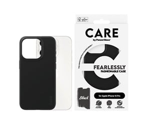 Mobil - Deksel og etui - CARE by PanzerGlass Fashionable Case Black iPhone 15 Pro - PANZER1430