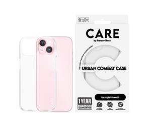 Mobil - Deksel og etui - CARE by PanzerGlass Flagship Case Transparent Urban Combat w. Clear Frame iPhone 15 - PANZER1421